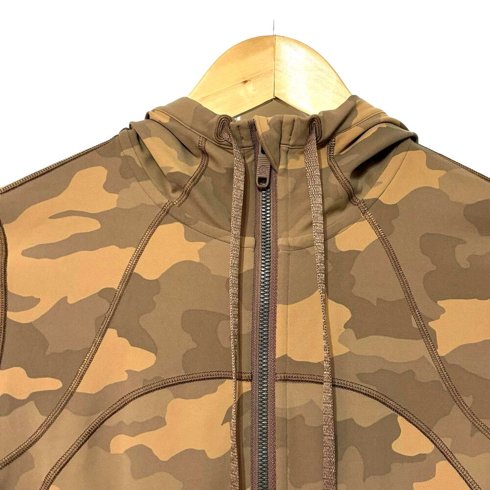 Lululemon Hooded Define Jacket Nulu Heritage 365 Camo Beige Multi - Picture 3 of 8